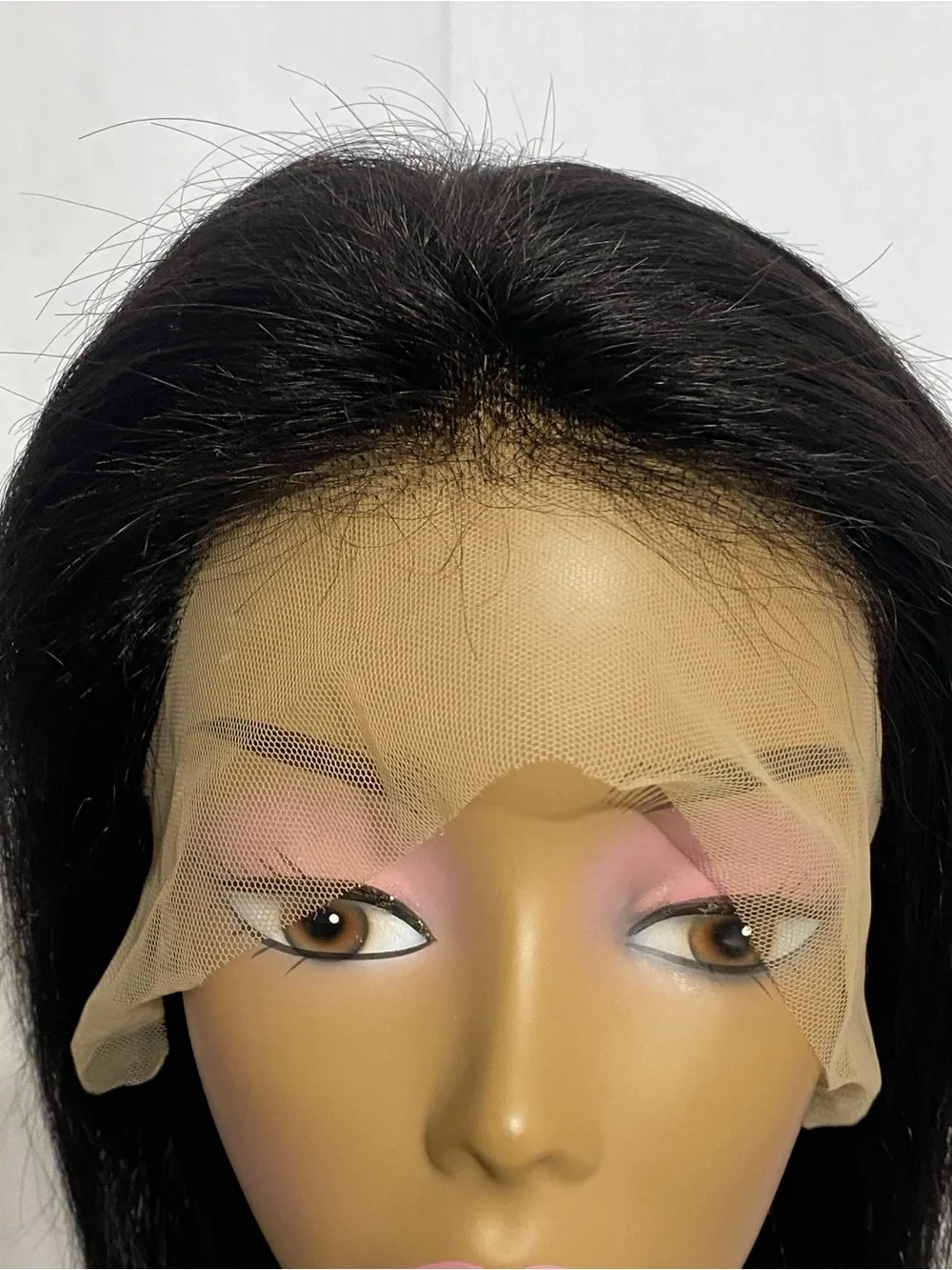 12” Glueless Lace Front Bob Wig 13x4 Pre Plucked Human Hair Black Medium Cap